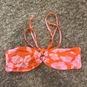 floral bikini top